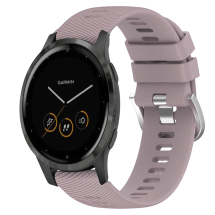 18mm Solid Color Silicone Watch Band, For Garmin Vivomove 3S, For Garmin Vivoactive 4S