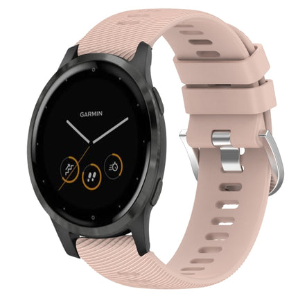 18mm Solid Color Silicone Watch Band, For Garmin Vivomove 3S, For Garmin Vivoactive 4S