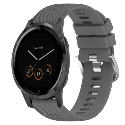 18mm Solid Color Silicone Watch Band, For Garmin Vivomove 3S, For Garmin Vivoactive 4S