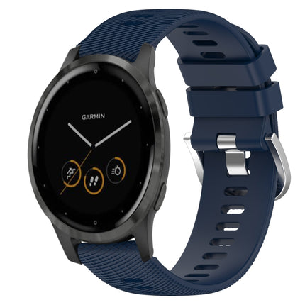 18mm Solid Color Silicone Watch Band, For Garmin Vivomove 3S, For Garmin Vivoactive 4S