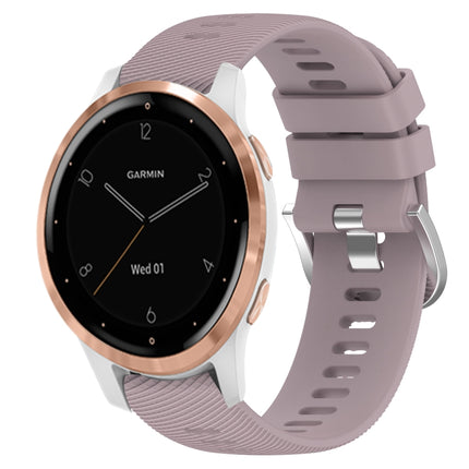 18mm Solid Color Silicone Watch Band, For Garminmove3S, For GarminActive S
