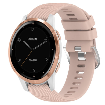 18mm Solid Color Silicone Watch Band, For Garminmove3S, For GarminActive S