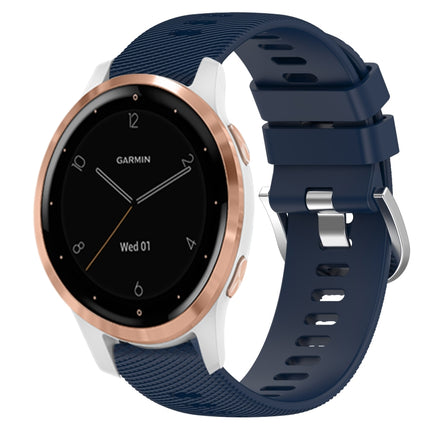 18mm Solid Color Silicone Watch Band, For Garminmove3S, For GarminActive S