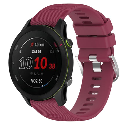 18mm Solid Color Silicone Watch Band, For Garminmove3S, For GarminActive S