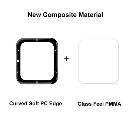 For Garmin Venu SQ 2 ENKAY 3D Full Coverage Soft PC Edge + PMMA HD Screen Protector Film, 1 PCS, 2 PCS, 5 PCS, 10 PCS