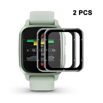 For Garmin Venu SQ 2 ENKAY 3D Full Coverage Soft PC Edge + PMMA HD Screen Protector Film, 1 PCS, 2 PCS, 5 PCS, 10 PCS