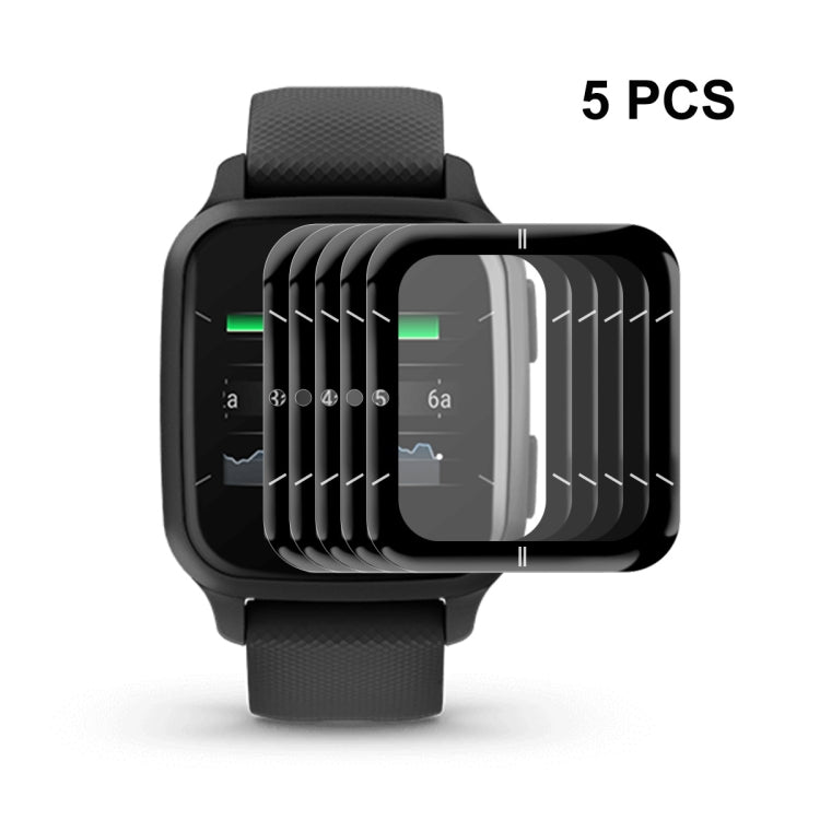 For Garmin Venu SQ 2 ENKAY 3D Full Coverage Soft PC Edge + PMMA HD Screen Protector Film, 1 PCS, 2 PCS, 5 PCS, 10 PCS