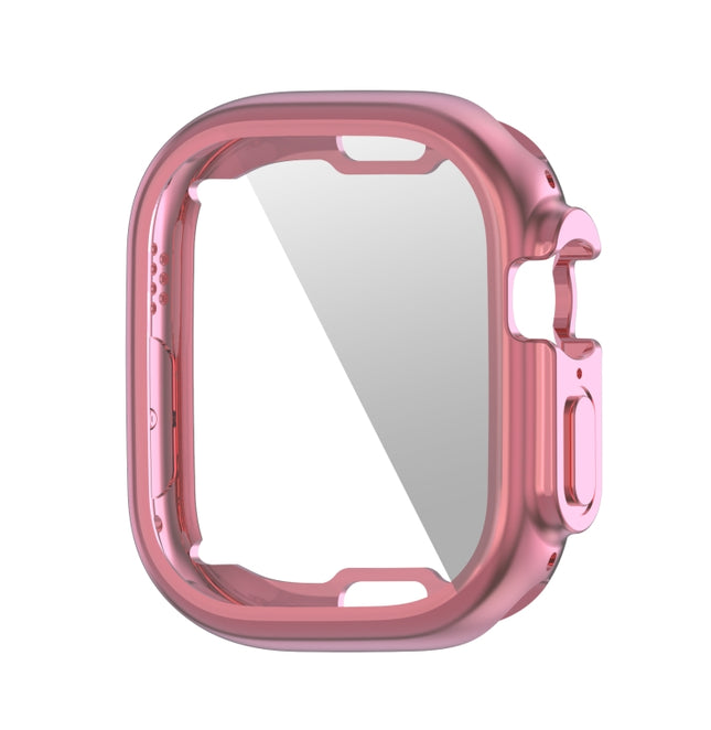 ENKAY Electroplated Soft TPU Case with Screen Film For Apple Watch Ultra 3 / 2 /1 49mm