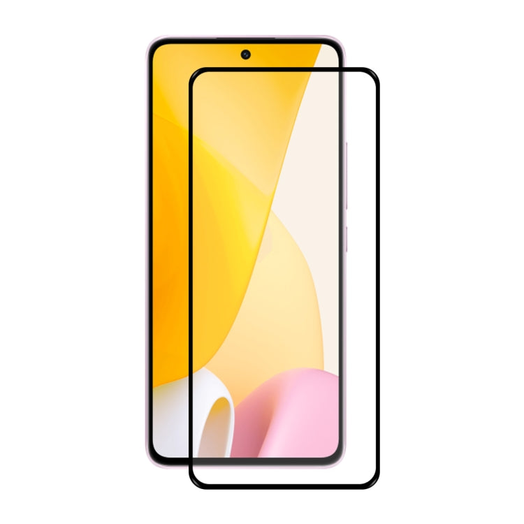 For Xiaomi 12 Lite ENKAY Full Glue 0.26mm 9H 2.5D Tempered Glass Full Film