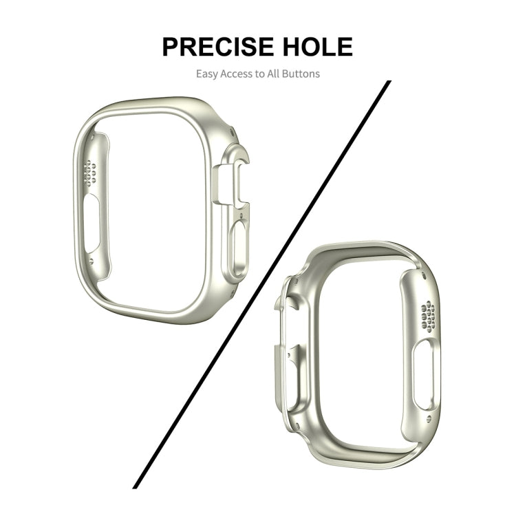 For Apple Watch Ultra / Ultra 2 49mm ENKAY 2 in 1 PC Case + Full Coverage 9H Tempered Glass Film