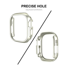 For Apple Watch Ultra / Ultra 2 49mm ENKAY 2 in 1 PC Case + Full Coverage 9H Tempered Glass Film