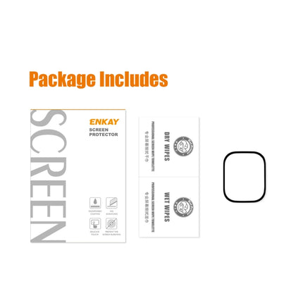 For Apple Watch Ultra 1 / 2 / 3 49mm ENKAY 9H Full Cover Tempered Glass Watch Film