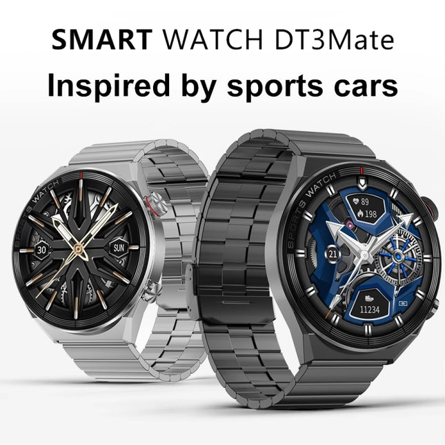 DT3 Mate 1.5 inch Color Screen Smart Watch,Support Heart Rate Monitoring/Blood Pressure Monitoring