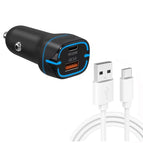 USB to Type-C Cable (Black) / Black