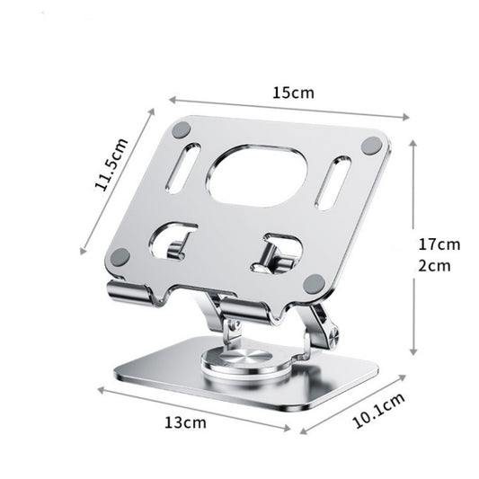 2026 Folding Adjustable Height Ergonomic 360 Rotation CNC Aluminum Desk Laptop Stand, 2026