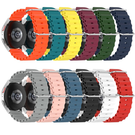 22mm Ocean Style Silicone Solid Color Watch Band, For Huawei Watch 3 Pro New