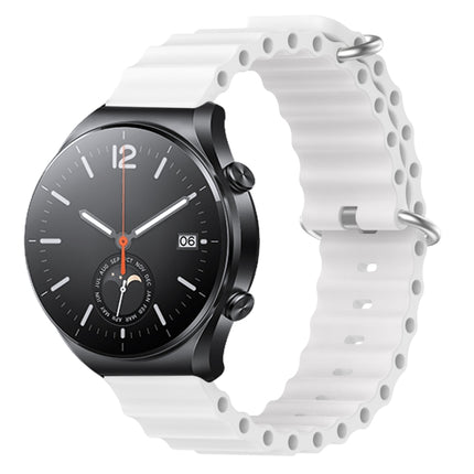 22mm Ocean Style Silicone Solid Color Watch Band, For Xiaomi MI Watch S1, For Xiaomi MI Watch S1 Pro