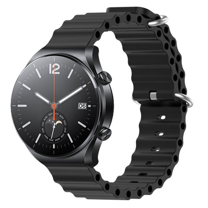 22mm Ocean Style Silicone Solid Color Watch Band, For Xiaomi MI Watch S1, For Xiaomi MI Watch S1 Pro