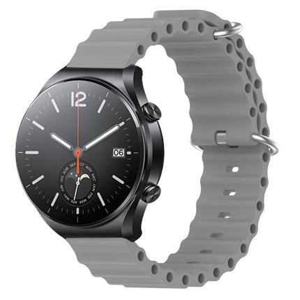 22mm Ocean Style Silicone Solid Color Watch Band, For Xiaomi MI Watch S1, For Xiaomi MI Watch S1 Pro