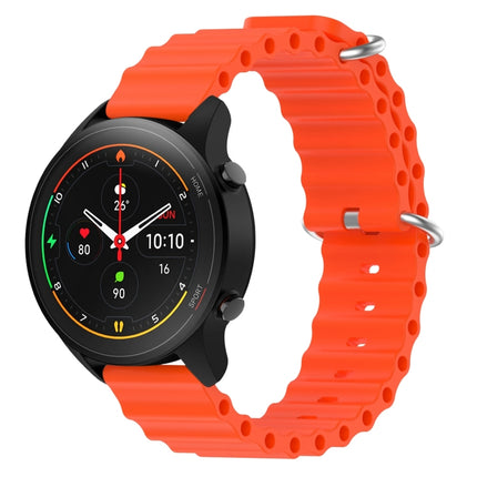 22mm Ocean Style Silicone Solid Color Watch Band, For Xiaomi MI Watch S1, For Xiaomi MI Watch S1 Pro