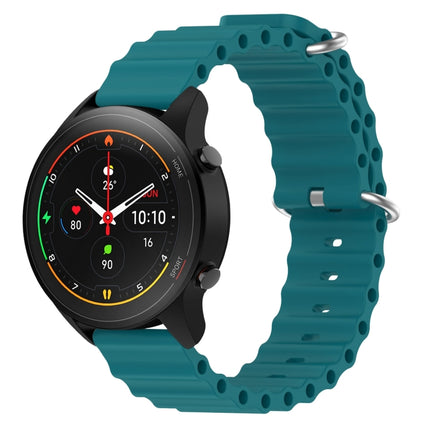 22mm Ocean Style Silicone Solid Color Watch Band, For Xiaomi MI Watch S1, For Xiaomi MI Watch S1 Pro