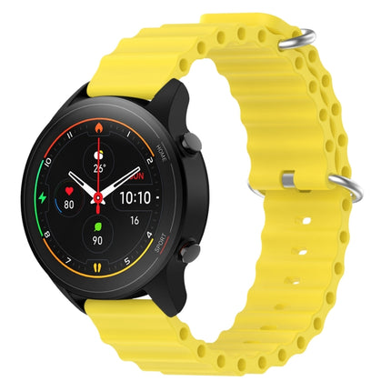 22mm Ocean Style Silicone Solid Color Watch Band, For Xiaomi MI Watch S1, For Xiaomi MI Watch S1 Pro