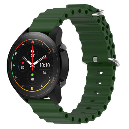 22mm Ocean Style Silicone Solid Color Watch Band, For Xiaomi MI Watch S1, For Xiaomi MI Watch S1 Pro
