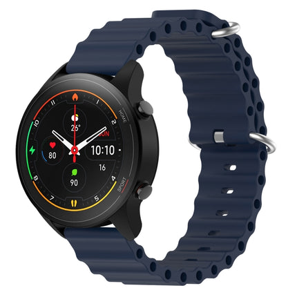22mm Ocean Style Silicone Solid Color Watch Band, For Xiaomi MI Watch S1, For Xiaomi MI Watch S1 Pro