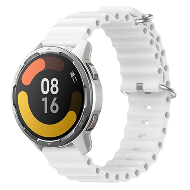 22mm Ocean Style Silicone Solid Color Watch Band, For Xiaomi MI Watch Color 2, For Xiaomi MI Watch Sport