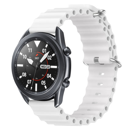 22mm Ocean Style Silicone Solid Color Watch Band, For Samsung Galaxy Watch3 45mm, For Samsung Galaxy Watch 46mm