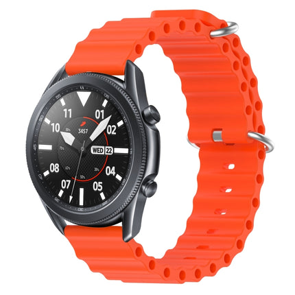 22mm Ocean Style Silicone Solid Color Watch Band, For Samsung Galaxy Watch3 45mm, For Samsung Galaxy Watch 46mm