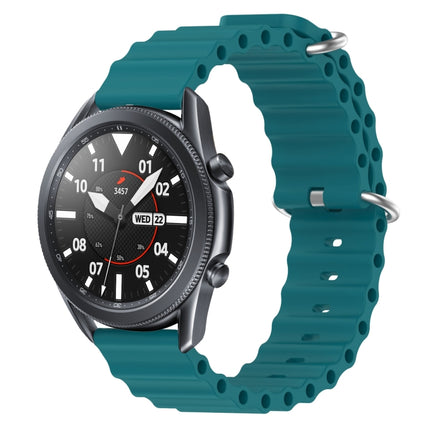 22mm Ocean Style Silicone Solid Color Watch Band, For Samsung Galaxy Watch3 45mm, For Samsung Galaxy Watch 46mm