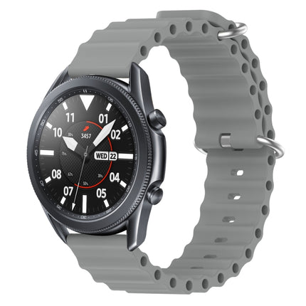 22mm Ocean Style Silicone Solid Color Watch Band, For Samsung Galaxy Watch3 45mm, For Samsung Galaxy Watch 46mm