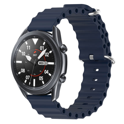 22mm Ocean Style Silicone Solid Color Watch Band, For Samsung Galaxy Watch3 45mm, For Samsung Galaxy Watch 46mm
