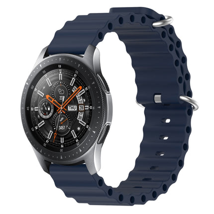 22mm Ocean Style Silicone Solid Color Watch Band, For Samsung Galaxy Watch3 45mm, For Samsung Galaxy Watch 46mm