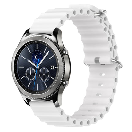 22mm Ocean Style Silicone Solid Color Watch Band, For Samsung Gear S3 Classic, For Samsung Gear S3 Frontier