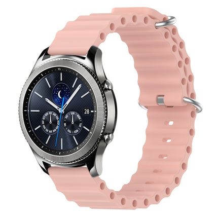 22mm Ocean Style Silicone Solid Color Watch Band, For Samsung Gear S3 Classic, For Samsung Gear S3 Frontier