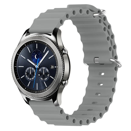 22mm Ocean Style Silicone Solid Color Watch Band, For Samsung Gear S3 Classic, For Samsung Gear S3 Frontier