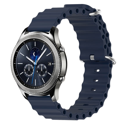 22mm Ocean Style Silicone Solid Color Watch Band, For Samsung Gear S3 Classic, For Samsung Gear S3 Frontier