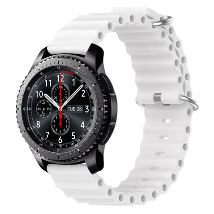 22mm Ocean Style Silicone Solid Color Watch Band, For Samsung Gear S3 Classic, For Samsung Gear S3 Frontier