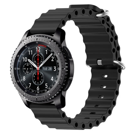 22mm Ocean Style Silicone Solid Color Watch Band, For Samsung Gear S3 Classic, For Samsung Gear S3 Frontier