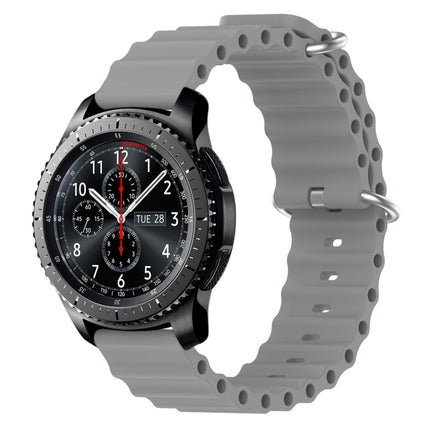 22mm Ocean Style Silicone Solid Color Watch Band, For Samsung Gear S3 Classic, For Samsung Gear S3 Frontier