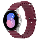 For Samsung Galaxy Watch 5 44mm / Wine Red