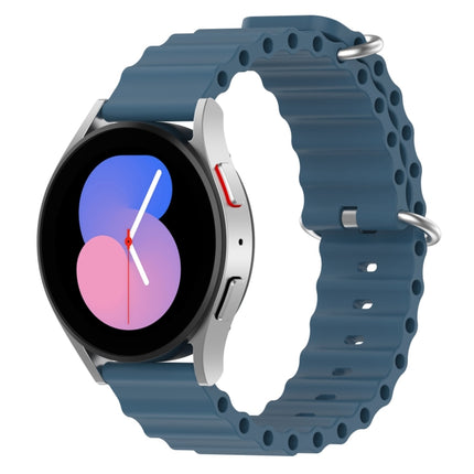 20mm Ocean Style Silicone Solid Color Watch Band, For Samsung Galaxy Watch 5 44mm, For Samsung Galaxy Watch 5 40mm