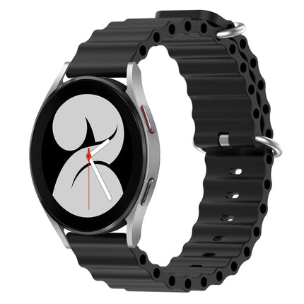 20mm Ocean Style Silicone Solid Color Watch Band, For Samsung Galaxy Watch 4 40mm, For Samsung  Galaxy Watch 4 Classic 42mm