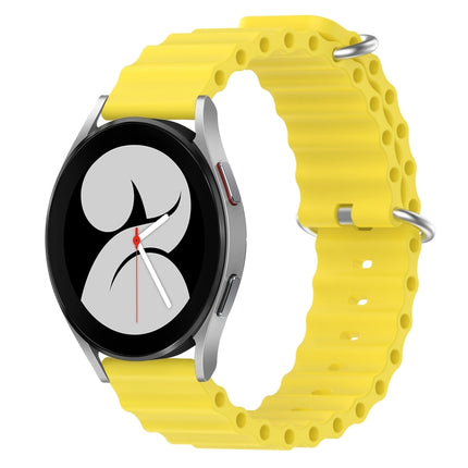 20mm Ocean Style Silicone Solid Color Watch Band, For Samsung Galaxy Watch 4 40mm, For Samsung  Galaxy Watch 4 Classic 42mm