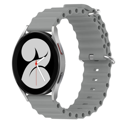 20mm Ocean Style Silicone Solid Color Watch Band, For Samsung Galaxy Watch 4 40mm, For Samsung  Galaxy Watch 4 Classic 42mm