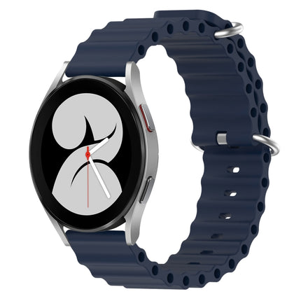 20mm Ocean Style Silicone Solid Color Watch Band, For Samsung Galaxy Watch 4 40mm, For Samsung  Galaxy Watch 4 Classic 42mm