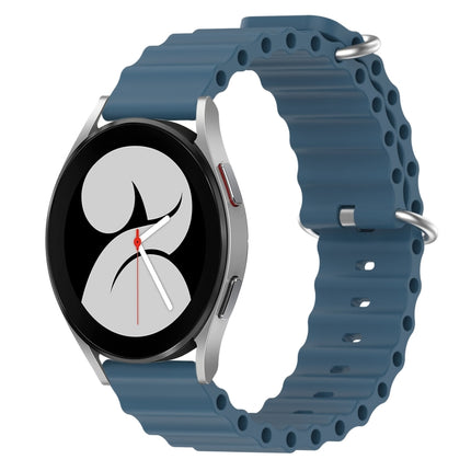 20mm Ocean Style Silicone Solid Color Watch Band, For Samsung Galaxy Watch 4 40mm, For Samsung  Galaxy Watch 4 Classic 42mm