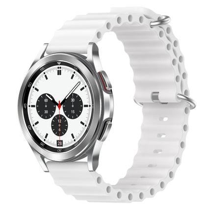 20mm Ocean Style Silicone Solid Color Watch Band, For Samsung Galaxy Watch 4 40mm, For Samsung  Galaxy Watch 4 Classic 42mm